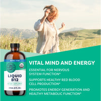 Vimergy Vitamins & Supplements Organic Liquid B12